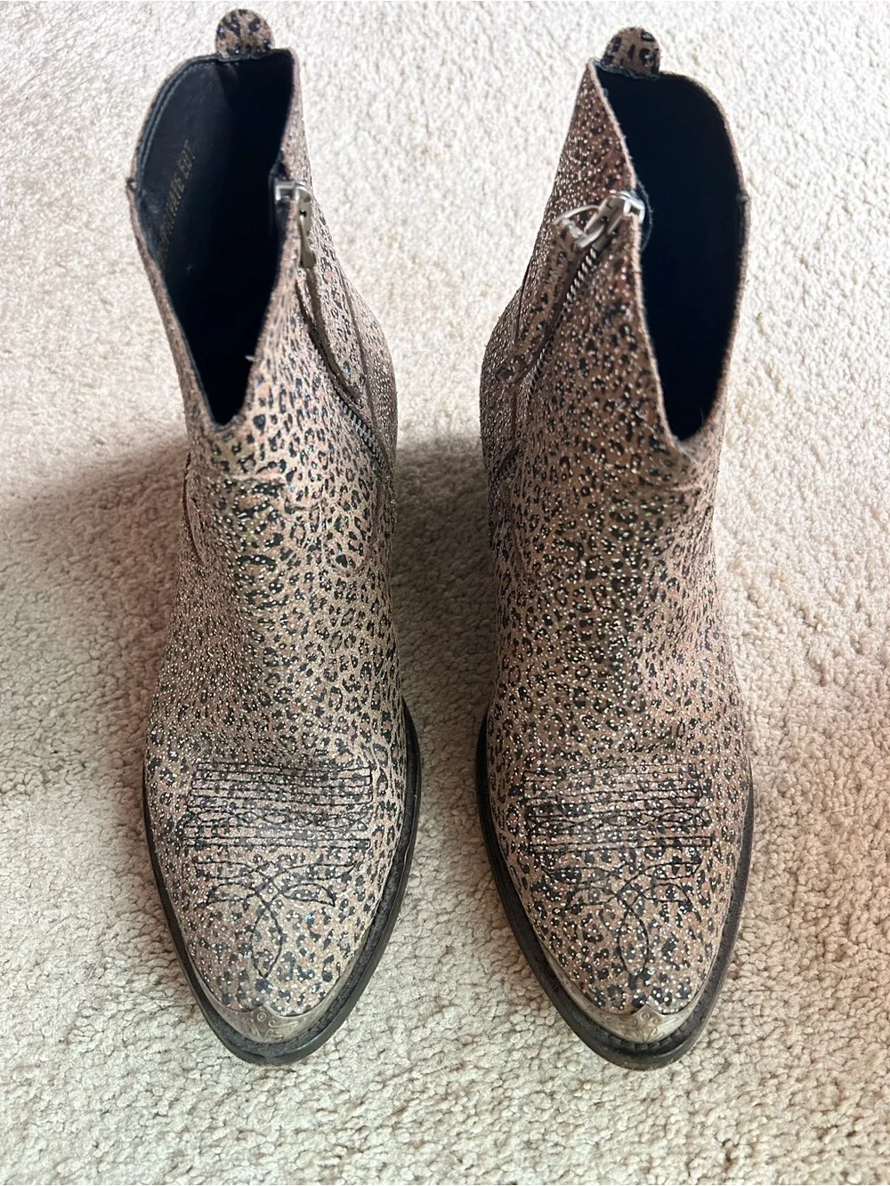 Golden Goose Animal Print Boots